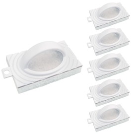 Lola Products Hand-Held Pool, Bathtub, & Shower Scrub Brush, Scrubbing Scouring Sponge Pad with Grip Handle, Light Duty, Non-Scratch, 6 Pack