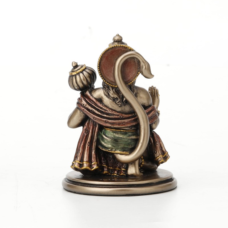 Veronese Design 3.25" Mini Hanuman Statue Hindu God of Strength
