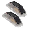 2pcs Solar Strobe Warning Light Waterproof Light Control High Bright