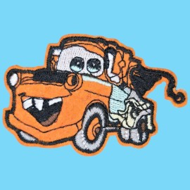 Unbranded TOW MATER CARS PIXAR MOVIE RACING CARTOON TV CUTE IRON ON PATCH