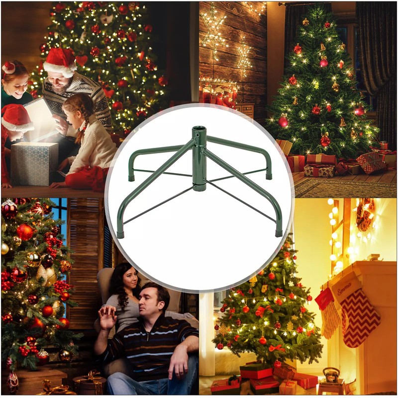 Zhiyu Folding Christmas Tree Stand for 4-8 Ft Artificial Trees,