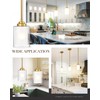 TENGXIN Modern Pendant Light,Brushed Gold Modern Pendant Light for Kitchen