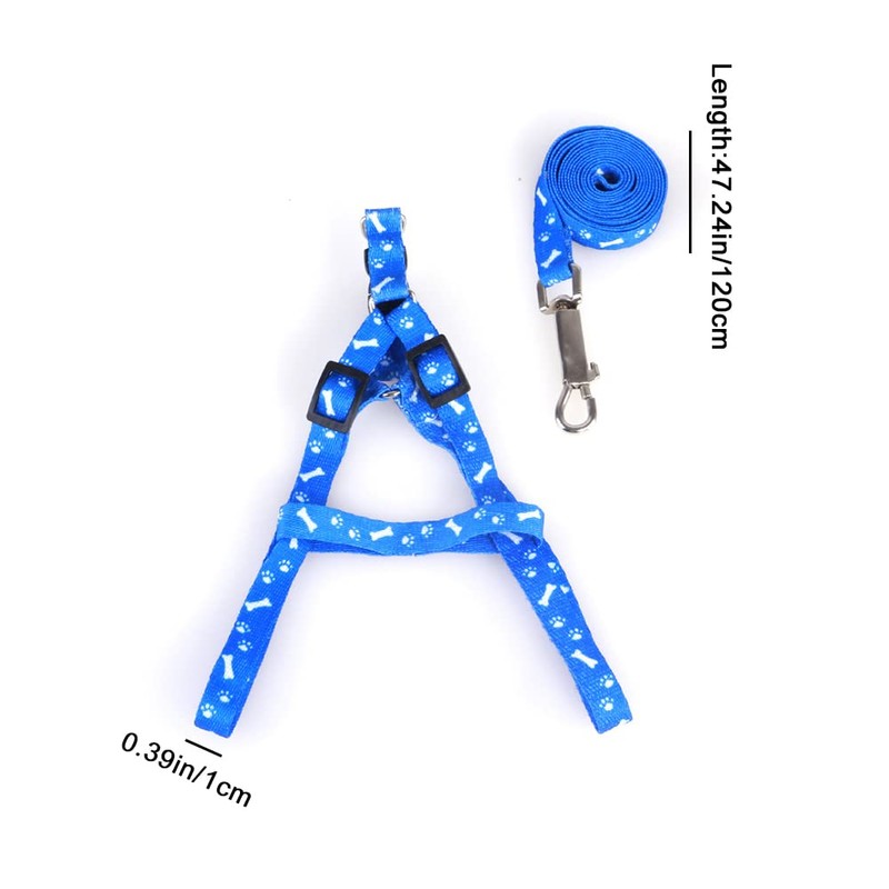 Cat Harness Adjustable Cat Leash Escape Proof Dog Harness with