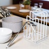 Astro 711-45 Cutting Board Stand, White, Approx. 4.9 x 5.7