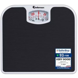 Adamson A21 아날로그 체중계 - 최대 300LB 신상 미끄럼 방지 고무 표면 + 큰 숫자 욕실 저렴한 20년 Adamson A21 Analog Scale - Up to 300LB New Non-Slip Rubber Surface + Large Numbers Bathroom Cheap 20 Years