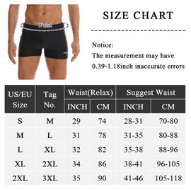 KEOYA Swimwear Men Swim Boxer Trunks Brief Quick Dry Bikini Swimsuits Square Leg Surf Bathing Suits Black X Large