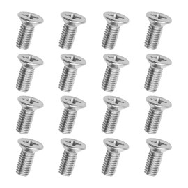 Adunsiaoto Pack of 16 Brake Discs Screws Stainless Steel Rotor Screws for Brake Discs Car, Car Brake Disc Screw, Automotive Brake Disc Universal Parts