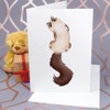 Large (A4) 'Fluffy Ragdoll Cat' Blank Greeting Card (GC00031009)