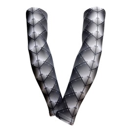 Sports Farm PAIR Compression Elbow Arm Sleeves (YOUTH LARGE, ARMOUR)