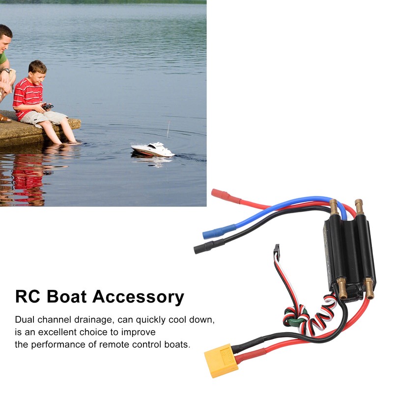 30A RC Boat Waterproof Brushless ESC 2‑4S Electric Speed Controller