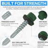 4.8 mm x 25 mm Roofing Screws, Hex Head Self-drilling