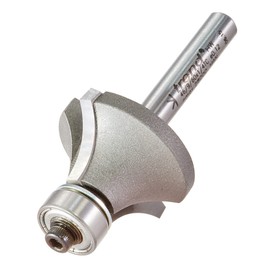 Trend Professional Bearing Guided Window Board Cutter, 16mm Radius, 1/4 Inch Shank, 30mm Cut Diameter & 16mm Cut Length, Two Bearings, Tungsten Carbide Tipped, 46/9/60X1/4TC