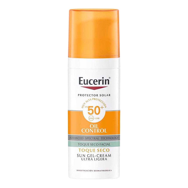 EUCERIN Protector solar facial efecto mate toque seco Oil Control