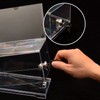 Ailelan Ballot Box, Acrylic Donation Box with Lock, Clear Suggestion