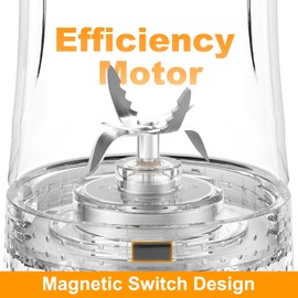 Mulli Personal Blender,USB-C Rechargeable Ice Crusher,Pro-Grade Travel Blender for Gym Camping Baby Food,BPA-Free with Flip-Top Lid