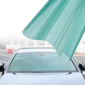AuMoHall Green Windshield Tint - 66% VLT Car Window Tint Film - Solar Protection Film, 19.68' x 118.11''
