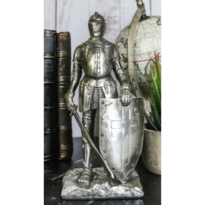 Medieval Knight With Sword and Shield 7" Height Suit Of