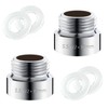 Tworider 2pcs15mm Shower Arm Extension, shower arm coupler, Handheld Stainless