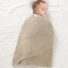 mimixiong Pram & Travel Extra Soft Cotton Cellular Baby Blanket