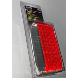 Berry Plastics 7621 High Intensity Reflective Safety Tape: 2 in. x 36 in. (Alternating 11 in. Red 7 in. White / Square Design)