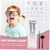 Mobestech 1set Vision Chart Occluder Telescopic Rod Visual Eye Exam