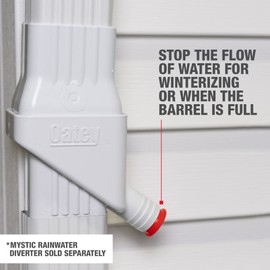 Oatey 14214 Mystic Rainwater Collection System, Hose and Plug