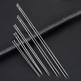 10 Pcs 12/10/8/6/4 Inch Long Upholstery Needles - Large Eye Hand Sewing Needles for Home Crafts Projects Doll Making, Tufting Pillows Cushions Webbing Carpet Leather Canvas Repair Stitching