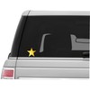 Vinyl Junkie Graphics Custom Star Stickers (Gold)