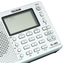 TECSUN PL-380 Digital DSP Short Wave Radio, Portable BCL Receiver, FM Stereo/LW/MW/SW World Band Receiver, 550 Stations Preset Memory, 10 Keys Signal Meter, USB Powered, ATS Auto Preset, ETM Sleep