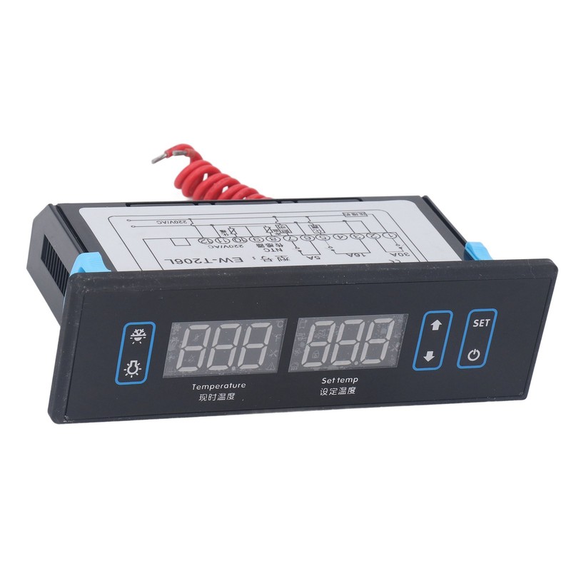 Digital Display Thermostat with Dual Sensors PID Temperature Controller for