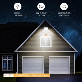 Aigostar LED Outdoor Spotlight 50 W Natural White 4000 K 5400 Lumen Spotlight IP65 Waterproof Outdoor Spotlight for Bright Garden Garage Sports Field Yard Floodlight