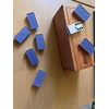 Domino Profesional Azul en Caja Madera Valenciana