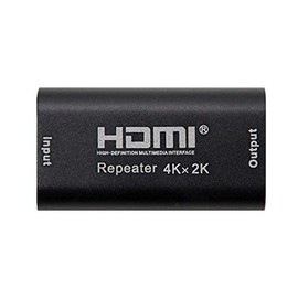blendend HDMI A/H-A/H Repeater schwarz zur Verlängerung von High-Definition-Video- und Audiosignalen über große Entfernungen.