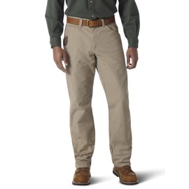 Wrangler Riggs Workwear Men's Carpenter Jean, Dark Khaki, 34W x 32L