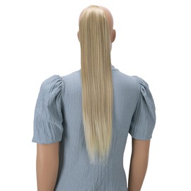 PRETTYSHOP 60 cm Hairpiece HC11, Straight Ponytail Braid Hair Extension, Blonde
