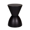 Pangea Home Bongo Side Table, Black