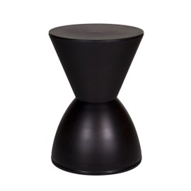 Pangea Home Bongo Side Table, Black