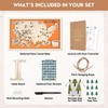 National Park Map Tracker, US National Parks Map, Wooden National
