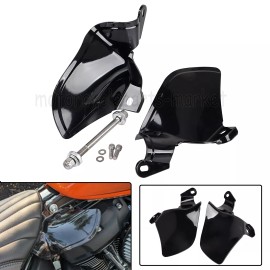 Unbranded Air Deflectors Heat Shield For Harley Softail Heritage Classic Fat Boy FLSL FXBB