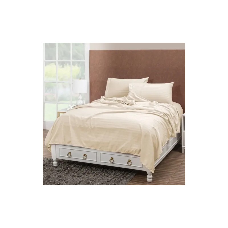 Sábanas Matrimoniales Ultra Suaves Premium Blancos Azteca