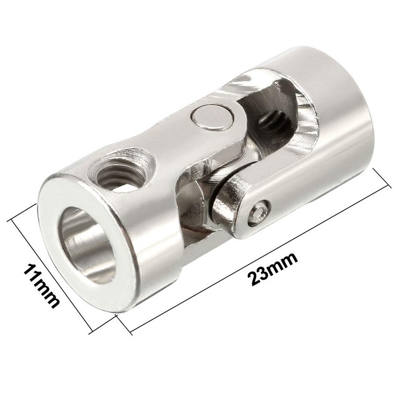 sourcing map 2pcs 6mm to 6mm Inner Dia Rotatable Universal