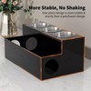 NIUBEE Hair Tool Organizer, Black Acrylic Hair Dryer and Styling