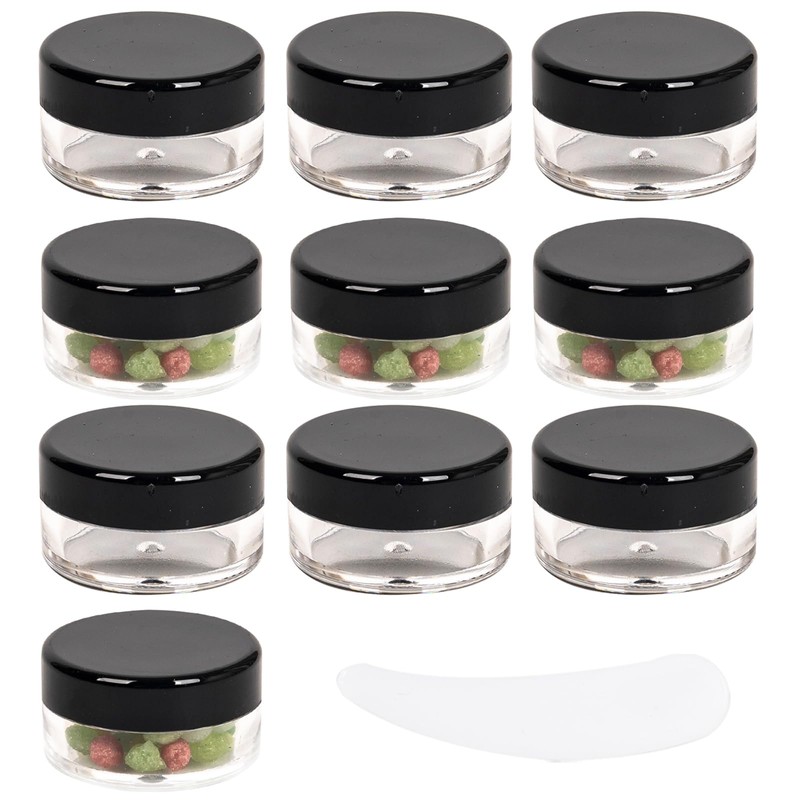 Pack of 12 5 ml cosmetic jars lip balm jars