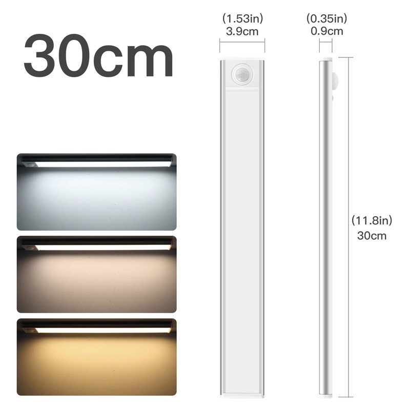 Rechargeable Motion Sensor LED Light Bar for Cabinets – Magnetic
