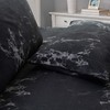 Elegant Comfort Luxury Soft Bed Sheets Marble Pattern - 1500