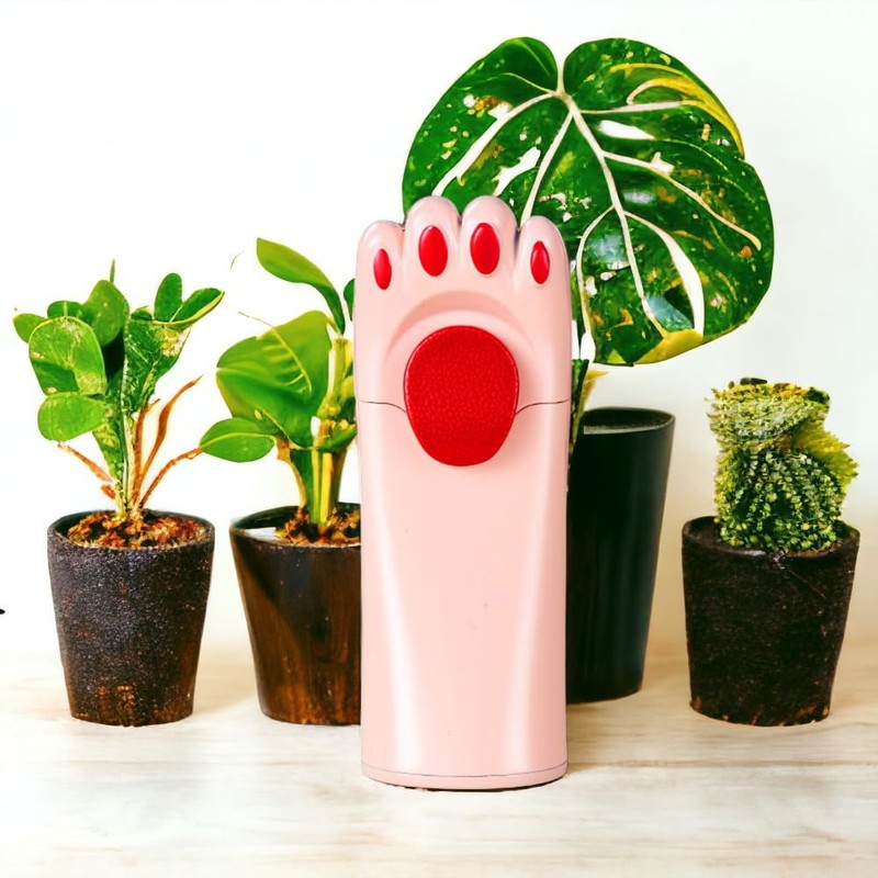 Pink Cat Claw Lighter,Cute Cat Butane Lighter,Refillable Butane Torch, Soft