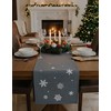 KAMACA Table Runner 40 x 150 cm with Filigree Embroidery