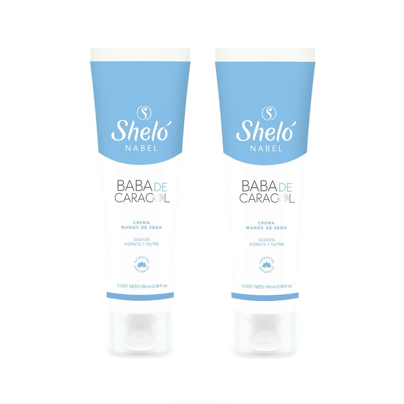 Kit 2 Babas De Caracol Manos De Seda Rejuvenece Aclara