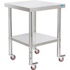 KUARBARR Stainless Steel Table for Prep & Work with Undershelf