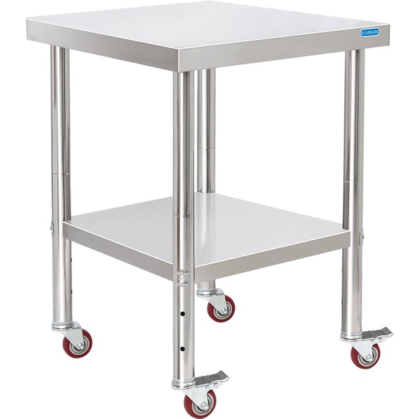 KUARBARR Stainless Steel Table for Prep & Work with Undershelf